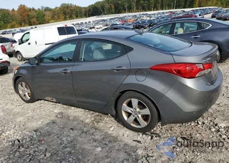 2013 Hyundai Elantra Gls from USA, damaged, VIN 5NPDH4AE6DH412914